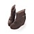  Wildleder Keilabsatz Stiefeletten mit Quaste Flitterwochen Schuhe