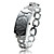  femmes à la mode de montre bracelet à quartz pc avec une bande en alliage argentées