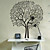  Big Tree and Owl Wall Stickers (1985-D5)