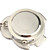  Stainless Steel Pocket Watch with Keychain