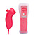  2-in-1 MotionPlus Remote Controller and Nunchuk + Case for Wii/Wii U (Pink)