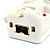  2-in-1 MotionPlus Remote Controller and Nunchuk + Case for Wii/Wii U (White)
