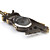  Stainless Steel Pocket Watch with Chain