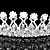  aleación preciosa con joyas de fantasía Austria / imitación perlas nupcial tiara de la boda