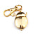  Stainless Steel Pocket Watch with Keychain