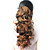  High Quality Synthetic 18.50" Curly Natural Dark Brown Ponytail