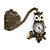  Stainless Steel Pocket Watch with Chain