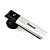  ultra slim sem fio kit mãos livres bluetooth headset - bh160 (prata e preto)