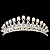  aleación preciosa con joyas de fantasía Austria / imitación perlas nupcial tiara de la boda