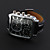  Men's 3-PC Quartz Wrist Sports Watch with Black Leather Band