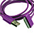  Cavo di ricarica e sincronizzazione per iPhone, iPad e iPod Touch, lungo 100cm - Viola