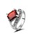  splendido anello in lega con strass placcato colori più disponibile