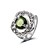  6 pièces en alliage de strass magnifique avec anneau chromé bague de style et de taille différentes