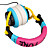  coloré 3,5 mm stéréo élégante sur-oreille headphone