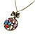 35mm*35mm Colourful Acrylic Alloy Necklace