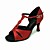 Sparkling Glitter Upper Red High heel Dance Shoes Ballroom Latin Shoes for Women