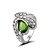  gorgeous Strass-Legierung beschichtet Ring