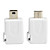  mini usb micro usb (v3-v8) adaptador universal (blanco)