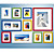  Colorful Photo Wall Frame Collection - Set of 10