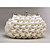 preciosa concha de satén con bolsos Austria Rhinestone tarde / garras más colores disponibles