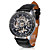  Men's Stylish Mechanical Wrist Watch (Black)