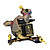  3 handmade Damaskus Tattoo Gun Kit mit LCD Power