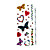  6 Pcs Butterfly and Rose Mixed Temporary Tattoo