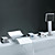  hedendaagse waterval bad kraan met handdouche - chromen afwerking