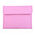  Luxury Miaget Real sheep Leather Sink Designer Hard Back Case Cover for iPad/iPad2 (Pink)