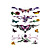  6 Pcs Jewelry and Butterfly Mixed Temporary Tattoo