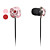  fleur de style écouteurs intra-auriculaires (coloris assortis)