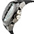  los hombres de silicona reloj de pulsera de cuarzo analógico casual (negro)