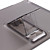  superficie mate caja de la piel trasera dura protectora con soporte para el ipad 2/3/4
