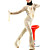  Leopard Women Lycra Catsuit with Silk Cover