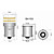  21-LED White  Bulbs (2pcs,24V)