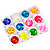  12 colori di polveri glitter nail art decorazione polvere