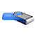  2gb mini-usb flash drive virar (cores sortidas)