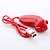  2-in-1 MotionPlus Remote Controller and Nunchuk + Case for Wii/Wii U (Red)