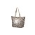  TS Cream Zebra Print Flower Embroidery Long Shoulder Bag(45cm*29cm*12cm)