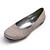  Top-Qualität Satin oberen flachen geschlossenen Zehen mit Strass Fashion-Schuh (0984-r-030)