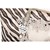  TS Cream Zebra Print Flower Embroidery Long Shoulder Bag(45cm*29cm*12cm)