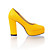  Leatherette Platform Chunky Heel Pumps (More Colors)