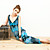  Sheath/Column Chiffon Maxi Dress With Straps (More Colors)