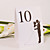  Standing Table Number Card – Bride And Groom Embrace (Set of 10)