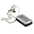  4gb mini cristaux pivotant style de lecteur flash USB (en rouge)