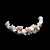  Pink And White Rosettes Flower Girl Garland/Headpiece