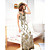  chiffon maxi jurk met v-hals en bandjes (meer kleuren)