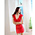  V-neck Sheath/Column Date Night Mini Dress With Ruffles (More Colors)