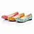  Leatherette Low Heel Closed Toe Shoes With Flower (More Colors)
