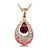  Tear Drop Crystal Necklace